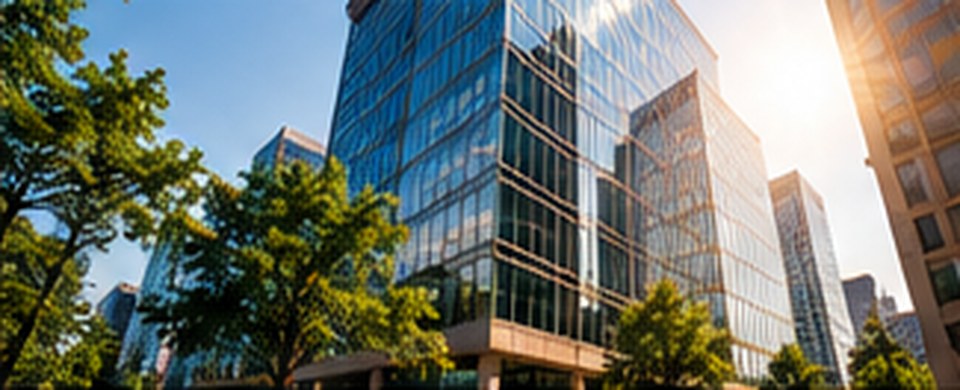 Modern corporate office towers